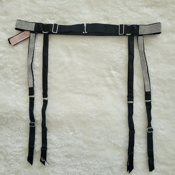 VICTORIA'S SECRET VERY SEXY Rhinestone Garter Belt NEW - Picture 4 of 4